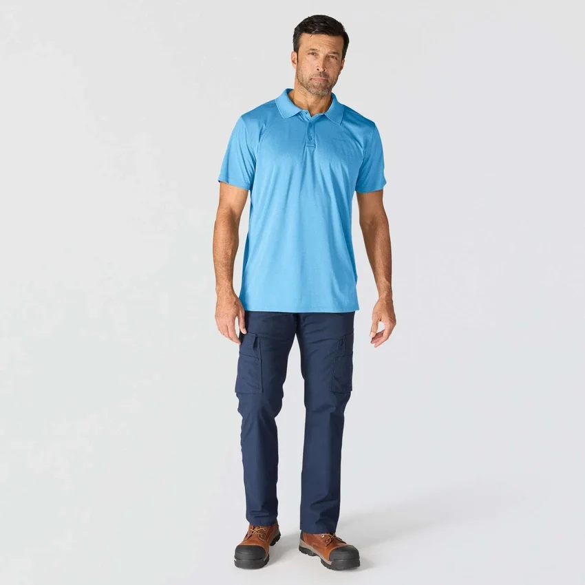 Force Sun Defender™ poloshirt til mænd i afslappet pasform med logo – solbeskyttende skjorter