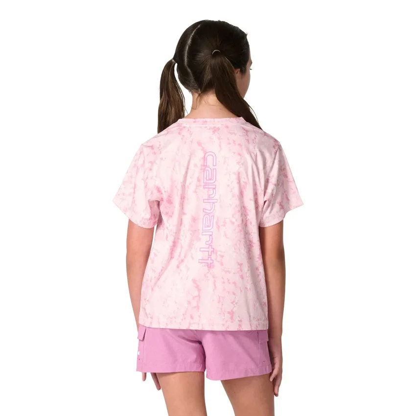 Force Sun Defender™ T-shirt med korte løse ærmer til piger (børn/unge)