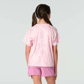 Force Sun Defender™ T-shirt med korte løse ærmer til piger (børn/unge)
