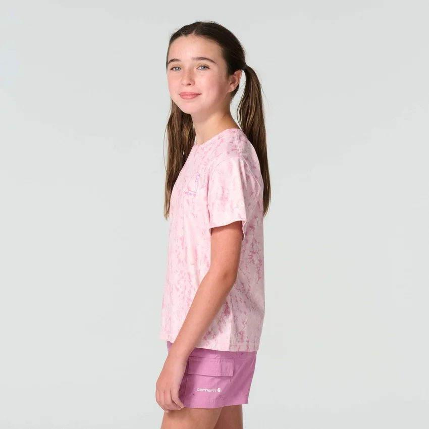 Force Sun Defender™ T-shirt med korte løse ærmer til piger (børn/unge)