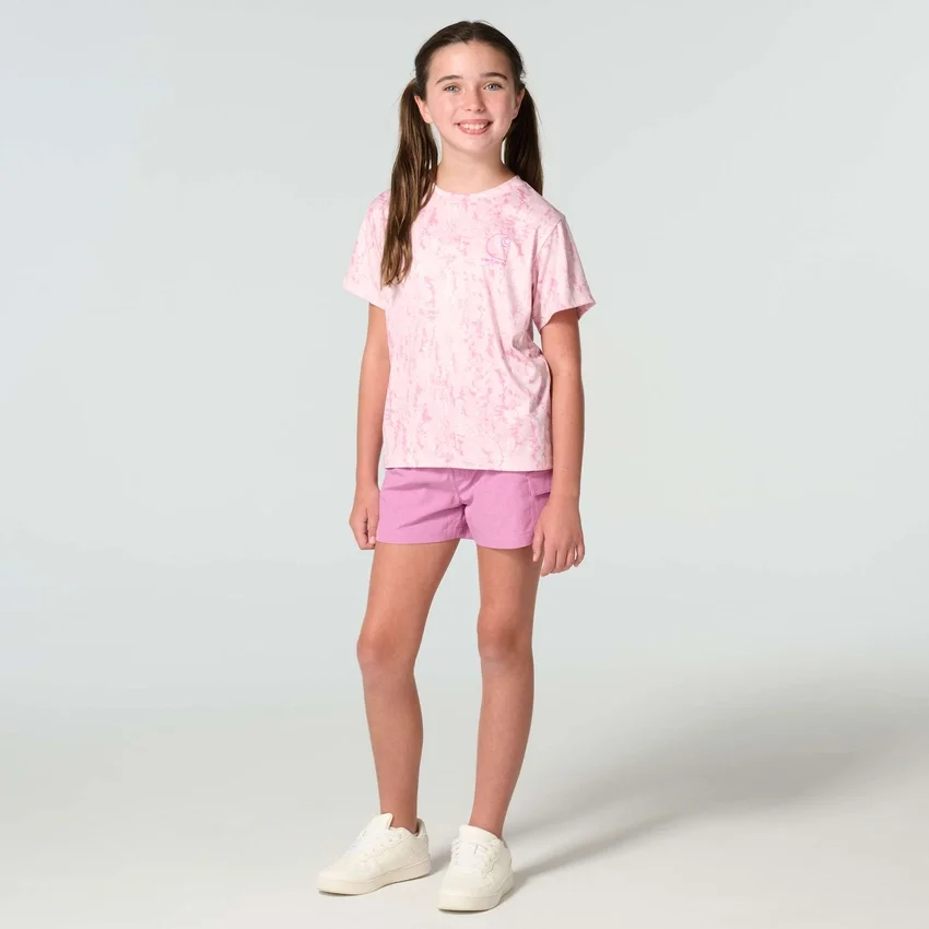 Force Sun Defender™ T-shirt med korte løse ærmer til piger (børn/unge)