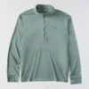 Force Sun Defender UPF 50+ fugttransporterende pullover med halv lynlås til mænd – solbeskyttelsesskjorter