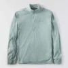 Force Sun Defender UPF 50+ fugttransporterende pullover med halv lynlås til mænd – solbeskyttelsesskjorter