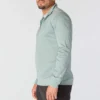 Force Sun Defender UPF 50+ fugttransporterende pullover med halv lynlås til mænd – solbeskyttelsesskjorter