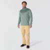 Force Sun Defender UPF 50+ fugttransporterende pullover med halv lynlås til mænd – solbeskyttelsesskjorter