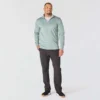 Force Sun Defender UPF 50+ fugttransporterende pullover med halv lynlås til mænd – solbeskyttelsesskjorter