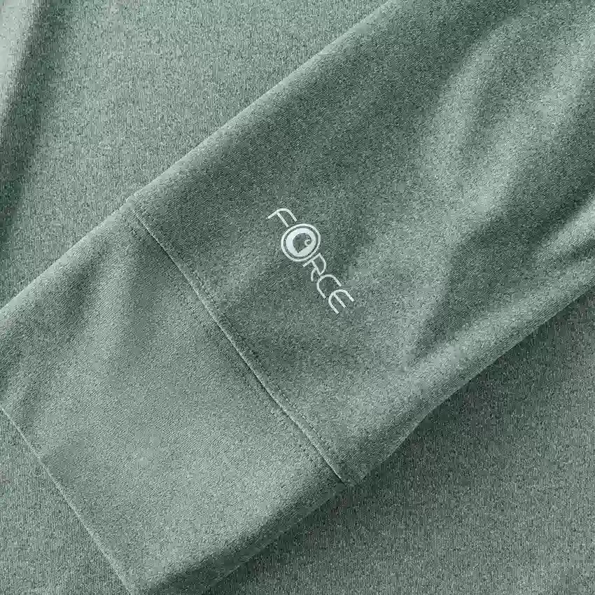 Force Sun Defender UPF 50+ fugttransporterende pullover med halv lynlås til mænd – solbeskyttelsesskjorter