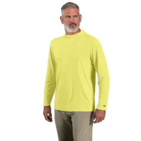 Force Sun Defender UPF 50+ letvægts-hoodie med lange løse ærmer og fugttransporterende egenskaber til mænd – solbeskyttende Hættetrøjer