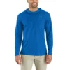 Force Sun Defender UPF 50+ letvægts-hoodie med lange løse ærmer og fugttransporterende egenskaber til mænd – solbeskyttende Hættetrøjer