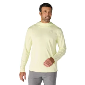 Force Sun Defender UPF 50+ letvægts-hoodie med lange løse ærmer og fugttransporterende egenskaber til mænd – solbeskyttende Hættetrøjer
