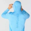 Force Sun Defender UPF 50+ letvægts-hoodie med lange løse ærmer og fugttransporterende egenskaber til mænd – solbeskyttende Hættetrøjer