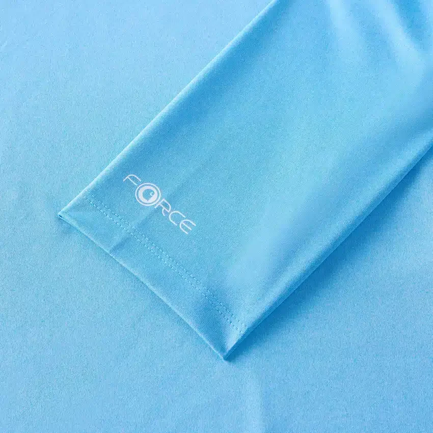 Force Sun Defender UPF 50+ letvægts-hoodie med lange løse ærmer og fugttransporterende egenskaber til mænd – solbeskyttende Hættetrøjer