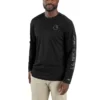 Force Sun Defender UPF 50+ letvægts T-shirt med lange løse ærmer og svedtransporterende egenskaber til mænd – solbeskyttende skjorter