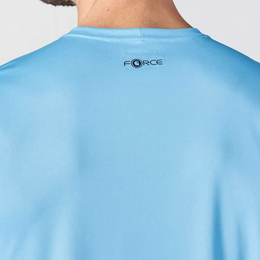 Force Sun Defender UPF 50+ letvægts T-shirt med lange løse ærmer og svedtransporterende egenskaber til mænd – solbeskyttende skjorter