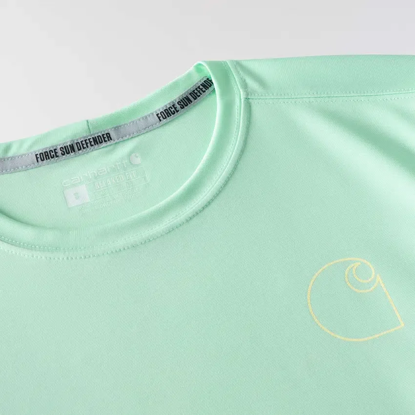 Force Sun Defender UPF 50+ letvægts T-shirt med lange løse ærmer og svedtransporterende egenskaber til mænd – solbeskyttende skjorter