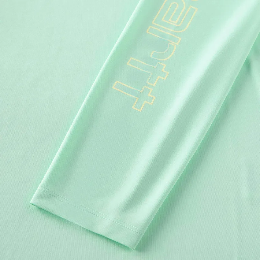 Force Sun Defender UPF 50+ letvægts T-shirt med lange løse ærmer og svedtransporterende egenskaber til mænd – solbeskyttende skjorter