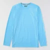Force Sun Defender UPF 50+ letvægts T-shirt med lange løse ærmer og svedtransporterende egenskaber til mænd – solbeskyttende skjorter