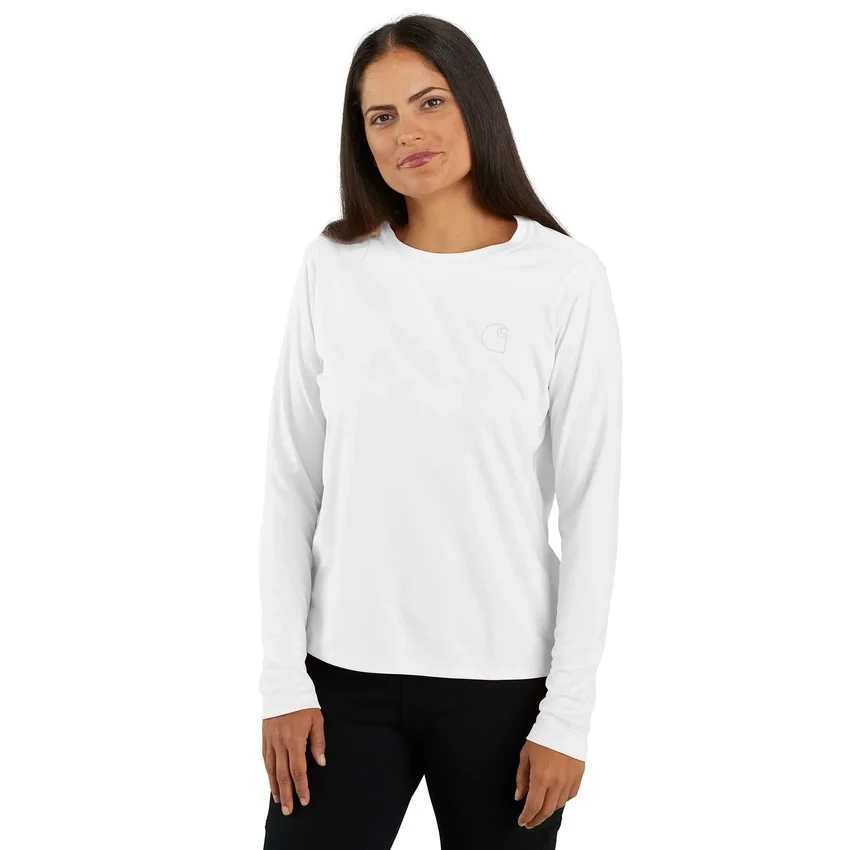 Force Sun Defender UPF 50+ letvægts-T-shirt med lange løse ærmer til kvinder – solbeskyttende skjorter