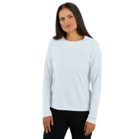 Force Sun Defender UPF 50+ letvægts-T-shirt med lange løse ærmer til kvinder – solbeskyttende skjorter