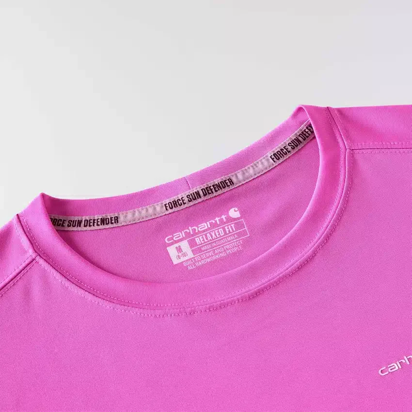 Force Sun Defender UPF 50+ letvægts-T-shirt til kvinder med fugttransporterende egenskaber – solbeskyttelseskjorter