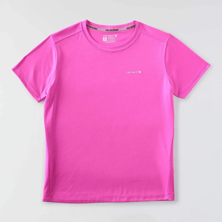 Force Sun Defender UPF 50+ letvægts-T-shirt til kvinder med fugttransporterende egenskaber – solbeskyttelseskjorter