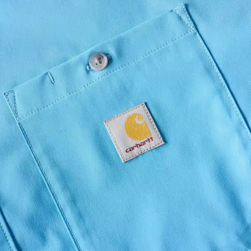 Force Sun Defender™ vævet langærmet skjorte i afslappet pasform til mænd – solbeskyttende skjorter