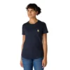 Force T-shirt med lommer i afslappet pasform til kvinder, der transporterer fugt