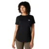 Force T-shirt med lommer i afslappet pasform til kvinder, der transporterer fugt