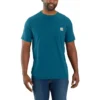 Force T-shirt til mænd med afslappet pasform, fugttransporterende og lommer