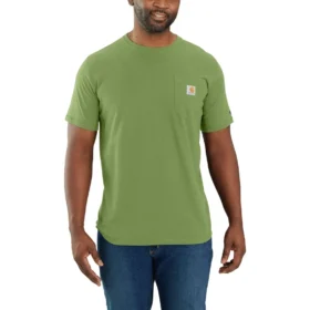 Force T-shirt til mænd med afslappet pasform, fugttransporterende og lommer