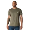 Force T-shirt til mænd med afslappet pasform, fugttransporterende og lommer