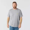 Force T-shirt til mænd med afslappet pasform, fugttransporterende og lommer