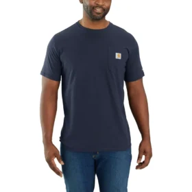 Force T-shirt til mænd med afslappet pasform, fugttransporterende og lommer