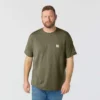 Force T-shirt til mænd med afslappet pasform, fugttransporterende og lommer