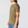 Force T-shirt til mænd med afslappet pasform, fugttransporterende og lommer