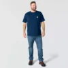 Force T-shirt til mænd med afslappet pasform, fugttransporterende og lommer