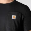 Force T-shirt til mænd med afslappet pasform, fugttransporterende og lommer