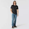 Force T-shirt til mænd med afslappet pasform, fugttransporterende og lommer
