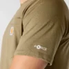 Force T-shirt til mænd med afslappet pasform, fugttransporterende og lommer
