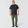 Force T-shirt til mænd med afslappet pasform, fugttransporterende og lommer