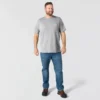 Force T-shirt til mænd med afslappet pasform, fugttransporterende og lommer