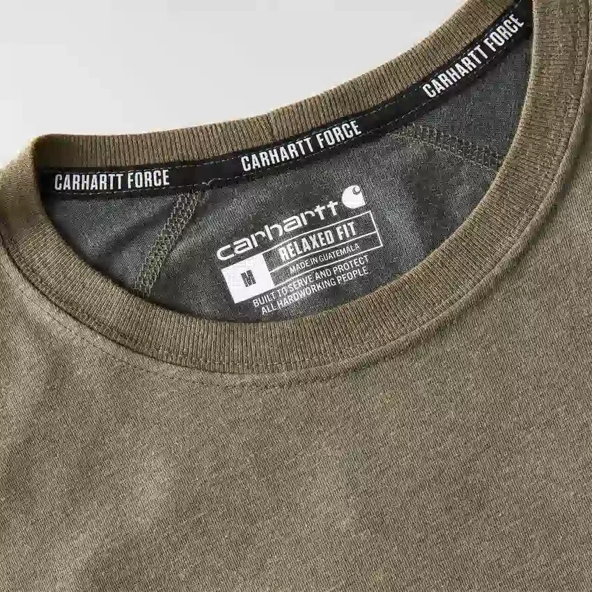 Force T-shirt til mænd med afslappet pasform, fugttransporterende og lommer