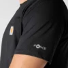 Force T-shirt til mænd med afslappet pasform, fugttransporterende og lommer