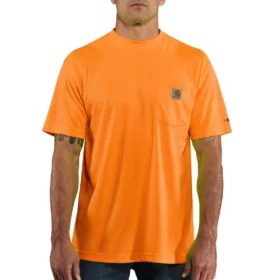 Force T-shirt til mænd med afslappet pasform og farveforstærkning