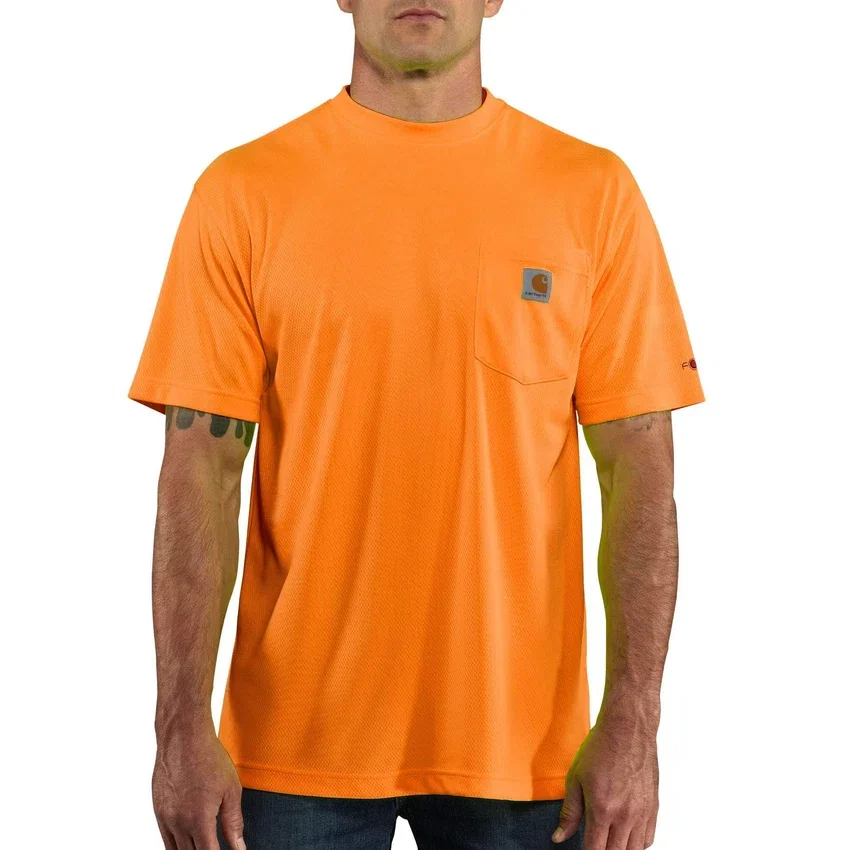 Force T-shirt til mænd med afslappet pasform og farveforstærkning