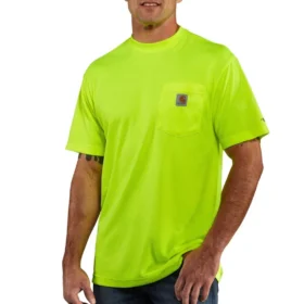 Force T-shirt til mænd med afslappet pasform og farveforstærkning