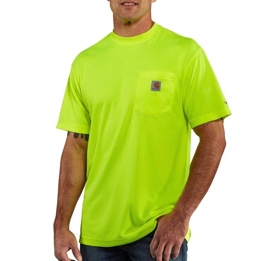 Force T-shirt til mænd med afslappet pasform og farveforstærkning