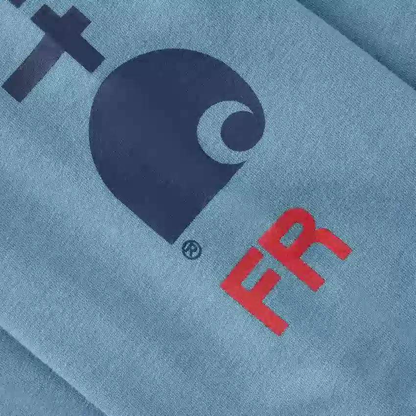 Fr Force Irvine T-shirt til mænd med løs pasform, løse ærmer og logo – flammehæmmende skjorter