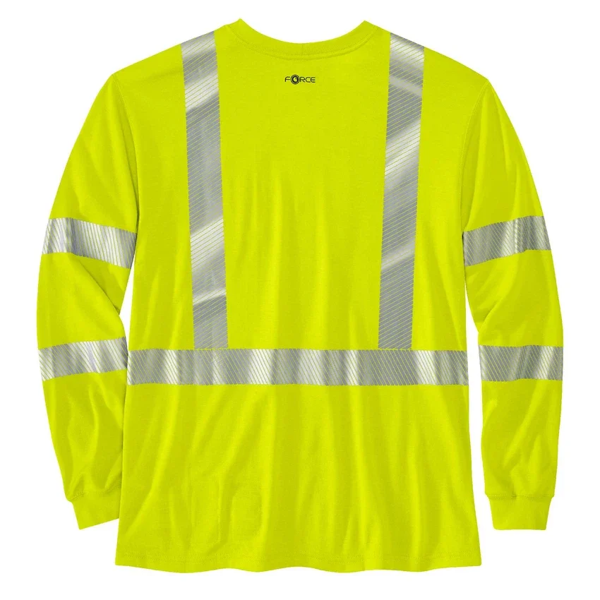 Fr High Visibility Force T-shirt til mænd med løs pasform og løse ærmer, klasse 3