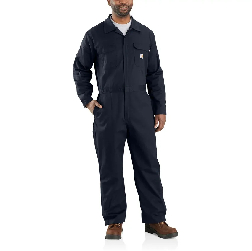Fr Loose Fit Twill-overalls til mænd – Flammebestandige overalls